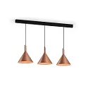 Wever & Ducré LED Design Pendant luminaire SHIEK 3.0, Ø 25.2cm, 11W 1800-2850K, CRi >90, dimmable, copper