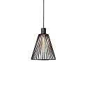 Shade WIRO 1.0 CONE, lacquered steel, without suspension + lamp, black
