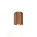 Wall luminaire HEXO MINI 1.0 PAR16, GU10 max. 12W, copper