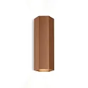 Wall luminaire HEXO MINI 2.0 PAR16, 2x GU10 max. 12W, copper