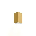 LED Wall luminaire TRAIN 1.0, 1-sided, 6W 2700K 390lm 36°, CRi >90, dimmable, gold
