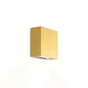 LED Wall luminaire CENTRAL 1.0, up or down, 8W 3000K, CRi >90, dimmable, gold