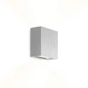 LED Wall luminaire CENTRAL 2.0, Up&Down, 8W 2700K, CRi >90, dimmable, aluminum brushed