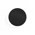 LED Wall luminaire MILES 2.0 ROUND, indirect, Ø 19cm, 8W 3000K, CRi >90, dimmable, black