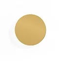 LED Wall luminaire MILES 2.0 ROUND, indirect, Ø 19cm, 8W 3000K, CRi >90, dimmable, gold