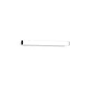 mirror luminaire MIRBA 1.0 cylindrical, multipower IP44, black matt dimmable