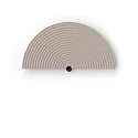 cover TAPIS 2.1 half round, mechanical, brown, sand coloured
