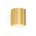 LED Wall luminaire RAY 3.0, Up&Down, 2x 3W 1800-2850K, dimmable, angle adjustable, gold