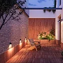 Wever & Ducré outdoor wall luminaire PAVIO IP65 1.0 IP65, bronze dimmable