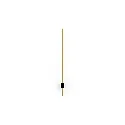LED Design Wall luminaire FINLIN 1.0, 62.3cm, 6W 2700K, CRi >90, dimmable, black gold