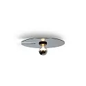 Wall luminaire MIRRO WALL 1.0, mirror Ø 30cm, E27 (excl.), black chrome
