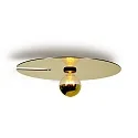 Wall luminaire MIRRO WALL 2.0, mirror Ø 45cm, E27 (excl.), black gold