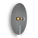 Wall luminaire MIRRO WALL 3.0, mirror Ø 75cm, E27 (excl.), black chrome