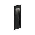 wall recessed luminaire ORIS OUTDOOR WALL REC 0.7 / 350/500/700MA down, current constant, indirect IP65, black matt 