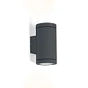 outdoor wall luminaire TUBE WALL 2.0 PAR16 up / down, cylindrical GU10 IP65, anthracite