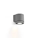LED Outdoor Wall luminaire TUBE 1.0, IP65, 1-sided, 8W 3000K 38°, CRi >90, dimmable, dark grey