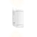 LED Outdoor Wall luminaire TUBE 2.0, IP65, 2-sided, 2x 8W 3000K 38°, CRi >90, dimmable, white