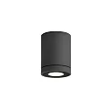 outdoor ceiling luminaire TUBE 1.0 PAR16 down, cylindrical, rigid GU10 IP65, anthracite