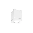 Outdoor LED Ceiling luminaire TUBE CARRÉ 1.0, IP65, 8W 3000K 34°, CRi >90, dimmable, white