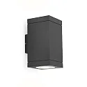 outdoor wall luminaire TUBE CARRÉ WALL 2.0 PAR16 up / down, two-sided GU10 IP65, anthracite