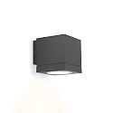 outdoor wall luminaire TUBE CARRÉ WALL 1.0 LED PHASE one-sided IP65, anthracite dimmable