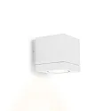 LED Outdoor Wall luminaire TUBE CARRÉ 1.0, IP65, 1-sided, 8W 3000K 34°, CRi >90, dimmable, white