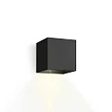 LED Outdoor Wall luminaire BOX 1.0, IP65, up or down, 6W 2700K 400lm, dimmable, black