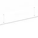 STREX SYSTEM LED Pendant track INDIRECT, 48V, 18.5W 3000K, DALI controllable, 200cm, white