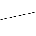 STREX SYTEM Recessed track, 48V, DALI controllable, 300cm, black