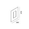 Wever & Ducré Accessory for PLANO 2.0 - flush mounted frame