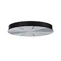 ceiling canopy 9-fold, aluminium, black