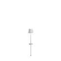 battery spike luminaire POLDINA IP54, white, lacquered dimmable